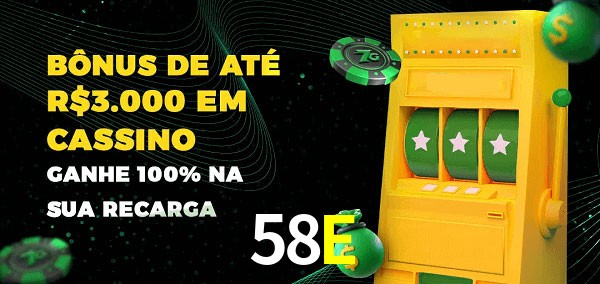 58E melhor bônus de depósito